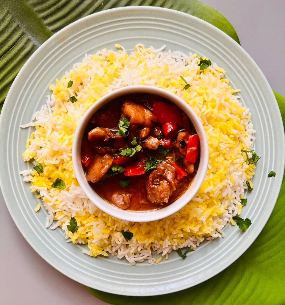 خورشت مرغ کره بادام زمینی خورشت مرغ کره بادام زمینی