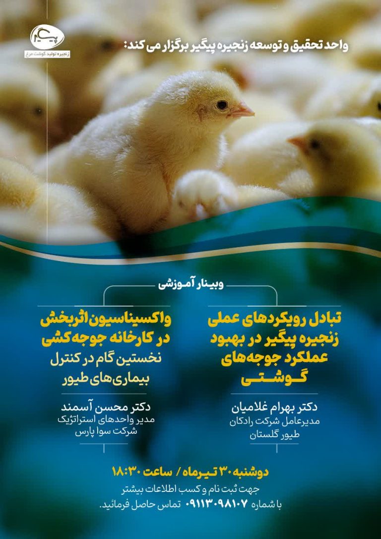 وبینار تخصصی صنعت طیور
