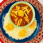 خورش قیمه با مرغ