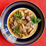 خوراک دل مرغ، قارچ و پیاز