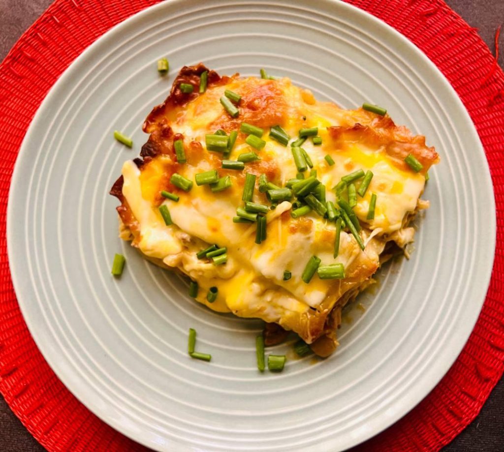 اسپایسی چیکن لازانیا اسپایسی چیکن لازانیا