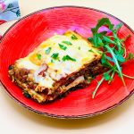 لازانیای کدو حلوایی، اسفناج و عدس